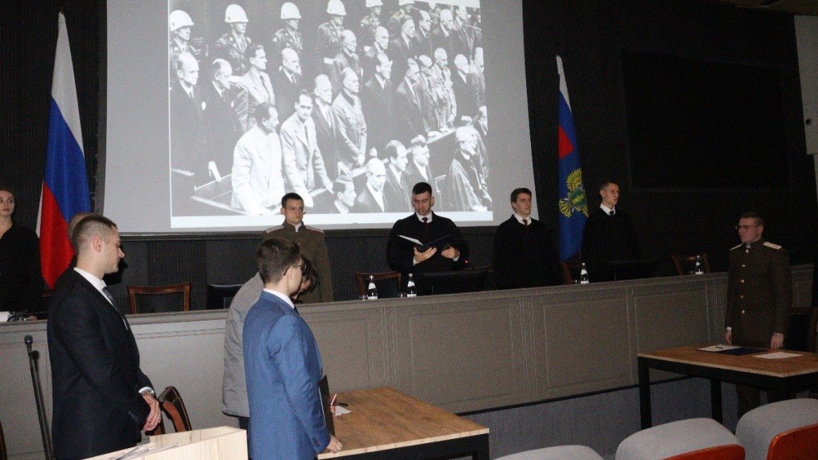 Историческая реконструкция эпизодов Нюрнбергского процесса в прокуратуре Республики Крым